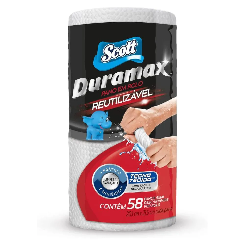 pano_reutilizavel_scott_duramax_c_58un Pano Reutilizável Scott Duramax C/58un - Imagem 1