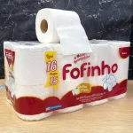 Papel Higiênico Fofinho Folha Dupla Fardo C/16 30mts - Imagem 2