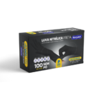 Luvas Nitrilica Preta Bompack P C/100un