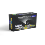 Luvas Nitrilica Preta Bompack GG C/100un
